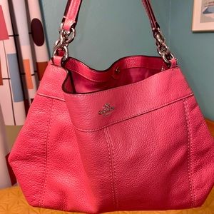Coach Lexy Pebble Leather Purse